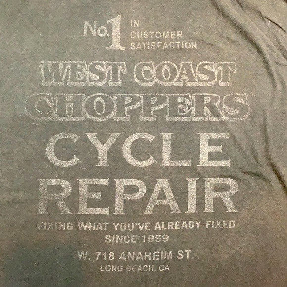 West Coast Choppers T-Shirt - Large - Picture 4 of 5